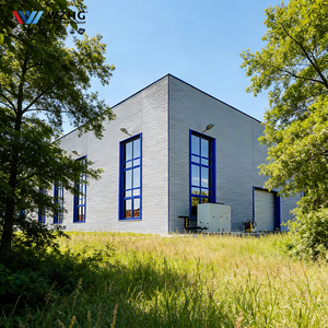 Bâtiment en acier préfabriqué industriel haute résistance Q355B pour application géoponique, norme Eurocode, durée de vie 50 ans, 200 km/h - Product Image 1