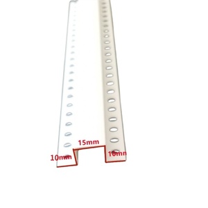 Nqfiber PVC hình chữ U cạnh trang trí <span class=keywords><strong>TRIM</strong></span> cho thạch cao góc Bead nhựa vách thạch cao góc hạt góc cho xây dựng - Product Image 5