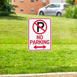 Pegatinas de <span class=keywords><strong>vinilo</strong></span> personalizadas advertencia seguridad vial tráfico señal de tráfico pegatina reflectante sin pegatina de advertencia de estacionamiento - Product Image 1