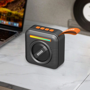 Altavoz Bluetooth Redondo con Luz LED, Tipo C, Carga por Bluetooth, Compatible con Reproducción de <span class=keywords><strong>Música</strong></span> desde TF, Venta al Por Mayor - Product Image 3