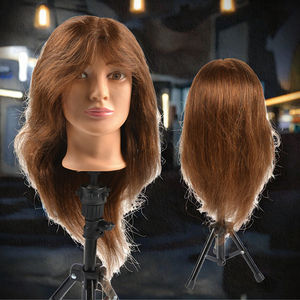 หัวหุ่นฝึกทำ<span class=keywords><strong>ผม</strong></span> 100% <span class=keywords><strong>ผม</strong></span>จริง สำหรับ<span class=keywords><strong>สอน</strong></span>ทำ<span class=keywords><strong>ผม</strong></span> ตัดผม ฝึกถักเปีย แต่งหน้า - Product Image 4