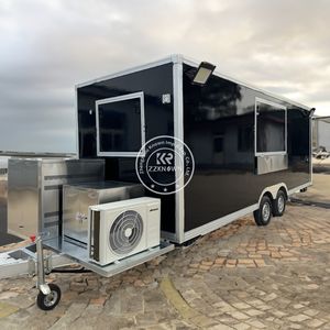 Camión de Comida Móvil con Certificado DOT de EE. UU. 2025, Remolque de Comida con Adhesivo Personalizado - Product Image 1