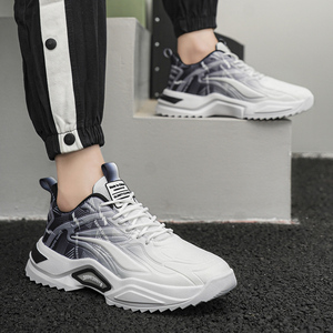 Zapatos Deportivos Casuales para Hombre, Estilo Deportivo, Parte Superior de Tela Transpirable con Suela de Goma Antideslizante para Todas las Temporadas - Product Image 5