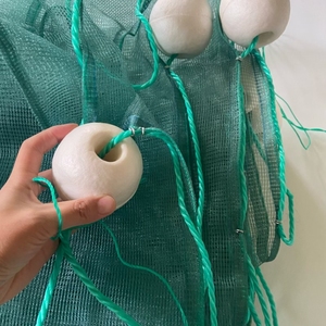 HDPE nổi cá lồng Net nhựa PE chất liệu với khung thép cho tôm hùm tôm lươn nuôi hapa cá Net - Product Image 6