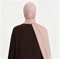 Nouveau Turban Femme Couleur Unie Personnalisé 2026 en Polyester, Voile Malaisien à Deux Boutons et Lacets, Burkini en Nylon Spandex