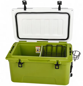 Glacière portable rotomoulée 65QT haute performance, moderne et personnalisable, pour la conservation de la nourriture, du vin et des boissons, idéale pour la vente en gros - Product Image 2