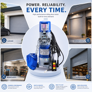 Motore per <span class=keywords><strong>Tapparelle</strong></span> Elettriche YADALONG Premium AC500KG, Sistema di Azionamento ad Alta Efficienza con Filo di Rame, Riduttore Silenzioso per Porte Metalliche - Product Image 6