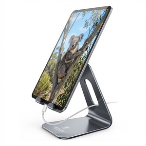Supporto Portatile per <span class=keywords><strong>Tablet</strong></span> Lamicall A1, Supporto da Scrivania Regolabile, Base <span class=keywords><strong>in</strong></span> Metallo per Telefono, Supporto per Viaggi per Dispositivi da 4-13 Pollici - Product Image 1