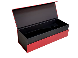Custom Luxury Wine Gift <b>Box</b> Hot Stamping Gold Foil UV Embossed Logo Magnetic Closure Cardboard Wine <b>Bottle</b> Packaging <b>Box</b> - Product Image 3