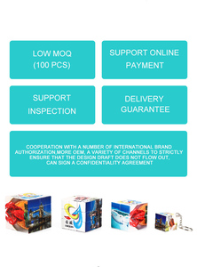 Biểu tượng tùy chỉnh ma thuật Cube Keychain Cube Câu Đố vòng chìa khóa quà tặng khuyến mãi Giáo Dục Não trêu ghẹo thần tài đồ chơi - Product Image 3