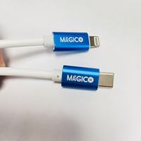 Kabel Transfer Magico Tipe-C ke Lightning untuk Ponsel, Transfer Cepat, Kabel Pengisian Daya