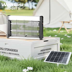 <span class=keywords><strong>Lampe</strong></span> <span class=keywords><strong>anti</strong></span>-moustiques solaire Weidasi à économie d'énergie 365nm 3200v avec panneau solaire LED UV pour hôtel et extérieur - Product Image 1