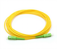 Cable de Fibra Óptica Monomodo G657 de Alta Precisión y Estabilidad, Conector SC, Revestimiento de PVC, Equipo de Banda Ancha para Sala de Telecomunicaciones