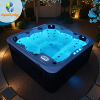 Spa chauffé extérieur 2m jacuzzi extérieur 6 personnes jacuzzi Balboa spas à domicile avec 54 jets de massage