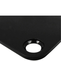 Plaque de renforcement de guitare de haute qualité, noire/dorée/chromée, pour guitare électrique et basse, avec vis