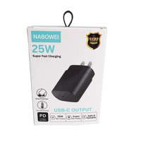 Chargeur Super Rapide 25W USB C Adaptateur Secteur USB Type C PD Chargeur Mural pour Samsung Galaxy Note 10/Note 20 S22 S23 S24 S25 S26
