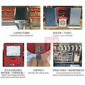 Giá rẻ Mini hiệu quả 4 trục 5 trục <span class=keywords><strong>CNC</strong></span> <span class=keywords><strong>Router</strong></span> 3D đá Máy cắt cho đá granit khắc đá cẩm thạch và gạch chế biến - Product Image 5