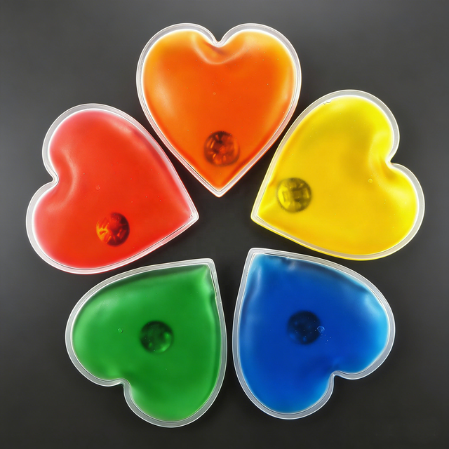 Promotional Heart Shaped Rechargeable Reusable Gel Hand Warmer