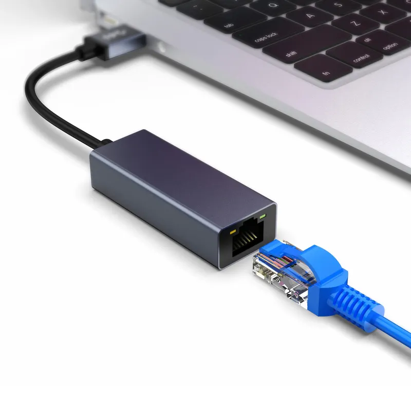Hochwertiger USB 3.0 zu RJ45 Ethernet 1000M Gigabit LAN Netzwerkadapter für Desktop-Laptop