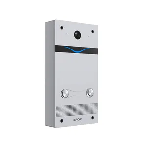 Facial Recognition Panel for Access Control SIP Video Intercom Door Phone For Bank With Alarm System Face-based Door Controller