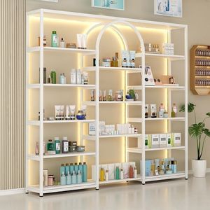 Роскошные витринные шкафы для салонов красоты полки для супермаркетов косметические стеллажи для маникюрного магазина стеллажи для беременных и детей - Product Image 2