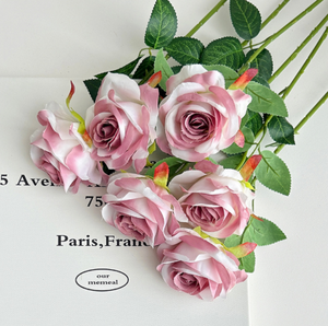 Rose Fleur Artificielle Pilée Glace Bleu Rose Maison Salon Déco Saint Valentin Mariage En Gros Fleur Artificielle - Product Image 6