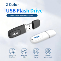 Clé USB en plastique mat avec gravure au laser, logo créatif, forme spéciale, USB 2.0/3.0, OEM ODM, clé USB capsule, cadeau