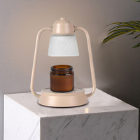 Lampe chauffe-bougie décorative vintage, diffuseur de cire sans flamme sûr avec poignée, lampe à bougie électrique portable