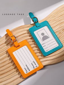 Valise <span class=keywords><strong>de</strong></span> <span class=keywords><strong>voyage</strong></span> d'affaires colorée avec carte d'embarquement en cuir PU étiquette d'identification <span class=keywords><strong>de</strong></span> nom <span class=keywords><strong>de</strong></span> bagage boucle <span class=keywords><strong>de</strong></span> matériel <span class=keywords><strong>de</strong></span> mode Promotions <span class=keywords><strong>de</strong></span> <span class=keywords><strong>vol</strong></span> - Product Image 4