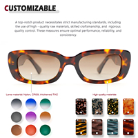 Acétate 100% UV protégeant tortue lunettes de soleil de créateur été vente chaude carré femmes nuances lunettes de soleil 2024