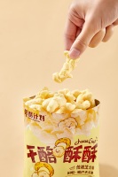 35g Palomitas de Maíz Halal Sin Azúcar Sabor Queso Salado Sin Grasas Trans Semiblandas Hinchadas Listas para Servir en Bolsa