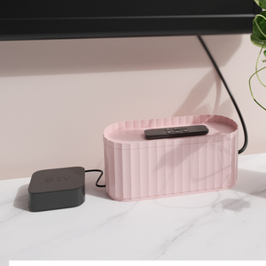 Organizador de Cables de plástico, <span class=keywords><strong>caja</strong></span> de empalme de gestión de tapa de alimentación de almacenamiento, enrutador, <span class=keywords><strong>caja</strong></span> de almacenamiento de enchufe de acabado - Product Image 3