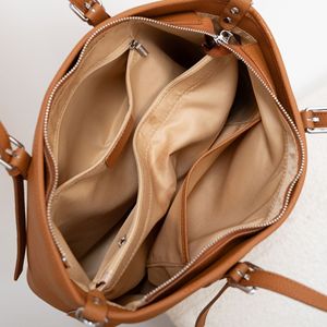 Sacs à main en cuir véritable pour femmes, style simple et tendance, sacs à bandoulière en cuir de vachette, sacs fourre-tout, grands sacs pour femmes, vente en gros - Product Image 6