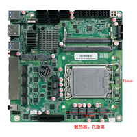 Carte mère NAS BKHD B760 Intel Core 12e, 13e, 14e génération DDR5 8 SATA 4 LAN 2 5G Mini ITX pour serveur