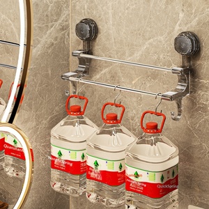 Support mural d'angle pour serviettes à ventouse, <span class=keywords><strong>sans</strong></span> perçage, pour salle de bain, vente en gros - Product Image 3