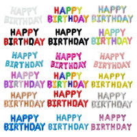 16 pouces lettre ballons A à Z Alphabet feuille ballons mariage fête d'anniversaire décoration bannière Phrase personnalisée anglais Globos