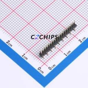 PZ1.27-UL2D-18A Pin Header SMD,P=1.27mm Connector 1x18P 1.27mm Pin Header Vertical Mount - Product Image 1