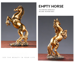 Nuovi ornamenti per <span class=keywords><strong>cavalli</strong></span> in stile europeo belli da soggiorno in resina per ufficio accessori per la casa - Product Image 5