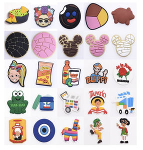 Charme de chaussure mexicain personnalisé <span class=keywords><strong>2022</strong></span> nouvelle tendance charme de sabot PVC souple pour enfant sabot décorations de dessin animé Logo Style pièces couleur Type de caractéristique - Product Image 4