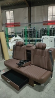 Siège de voiture modifié Vito MPV, banquette arrière réglable électriquement, canapé-lit en cuir PU, large, compatible avec Alphard Land Cruiser