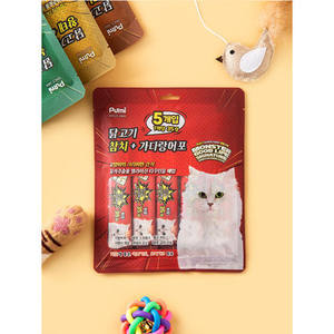 Collation biologique lyophilisée pour animaux de compagnie Monster Good Life 5 Poulet 5 Thon 35g à mâcher pour chiens 114 Won par 10g Ingrédients de viande sans danger pour les aliments - Product Image 1