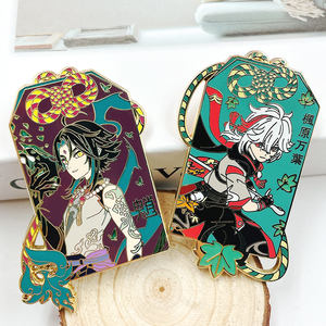 Металлические значки, Настраиваемые Позолоченные аниме, жесткие эмалированные значки, значки для сувениров - Product Image 6