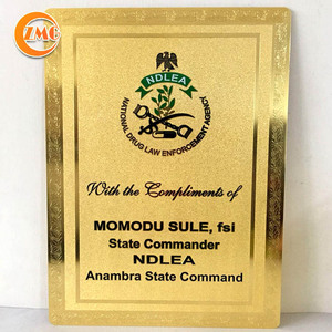 <span class=keywords><strong>Plaque</strong></span> en laiton massif personnalisée de haute qualité, vente en gros à prix direct usine - Product Image 1