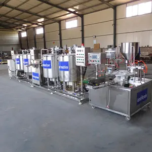 Mesin Pembuat Yogurt Keju Kambing Yogurt Profesional Laris Lini Proses Produksi untuk Komersial