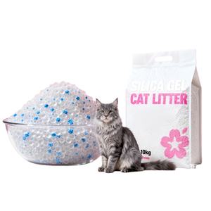 Küçük Parti Özelleştirme Kristal Kedi Kumu Silika Jel Kum Yüksek Emici Kedi Temizlik Kumu Silikon Kristal Kedi Kumu - Product Image 6