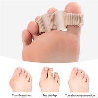 Séparateurs et écarteurs d'orteils en gel, correcteurs d'hallux valgus, redresseurs d'orteils en marteau, aligneurs pour orteils croisés et superposés