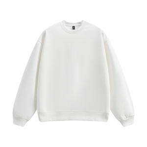 Pullover da uomo pesante in tinta unita 300 Gsm <span class=keywords><strong>Design</strong></span> basico con collo foderato per la stampa digitale invernale Casual per la primavera autunno XL - Product Image 5