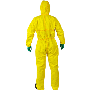 Combinaison de protection chimique industrielle jetable combinaison de protection jaune résistante aux produits chimiques - Product Image 2