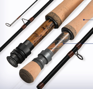 <span class=keywords><strong>Canne</strong></span> à pêche à la <span class=keywords><strong>mouche</strong></span> en carbone <span class=keywords><strong>haut</strong></span> <span class=keywords><strong>de</strong></span> <span class=keywords><strong>gamme</strong></span> avec poignée en liège, combo saumon, carpe et bar - Utilisation en lac, puissance élevée, 2,7 m - Product Image 3