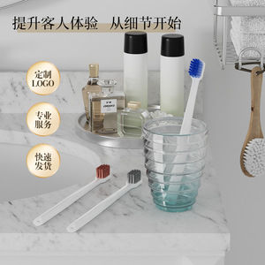 Hotel <b>Toothbrush</b> Soft Bristle Wide <b>Head</b> For Adults Couples Guesthouse Wholesale - Product Image 5